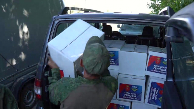 Â«ÐÐ¾Ð»ÑÑÐ¾Ðµ ÑÐ¿Ð°ÑÐ¸Ð±Ð¾ Ð·Ð° Ð¿Ð¾Ð´Ð´ÐµÑÐ¶ÐºÑÂ»: ÑÑÐ»ÑÐºÐ¸ Ð´Ð¾ÑÑÐ°Ð²Ð¸Ð»Ð¸ Ð±Ð¾Ð¹ÑÐ°Ð¼ Ð³ÑÐ¼Ð°Ð½Ð¸ÑÐ°ÑÐ½ÑÐ¹ Ð³ÑÑÐ· Ð² Ð·Ð¾Ð½Ñ Ð¡ÐÐ