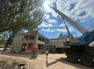 Тульские строители занимаются восстановлением реабилитационного центра в Мариуполе