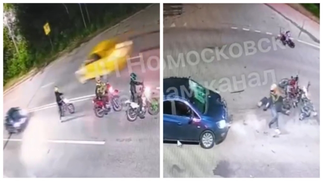 Â«Ð¡Ð±Ð¸Ð» ÐºÐ°Ðº ÐºÐµÐ³Ð»Ð¸Â»: Ð¾Ð¿ÑÐ±Ð»Ð¸ÐºÐ¾Ð²Ð°Ð½ Ð¼Ð¾Ð¼ÐµÐ½Ñ ÐÐ¢Ð Ñ ÑÑÐµÐ¼Ñ Ð¿Ð¸ÑÐ±Ð°Ð¹ÐºÐ°Ð¼Ð¸ Ð² ÐÐ¾Ð²Ð¾Ð¼Ð¾ÑÐºÐ¾Ð²ÑÐºÐµ