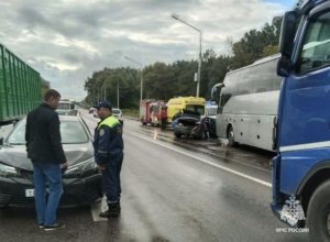 В Тульской области за сутки ликвидированы один пожар и ДТП