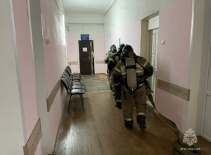 В Кимовской ЦРБ прошли учения спасателей