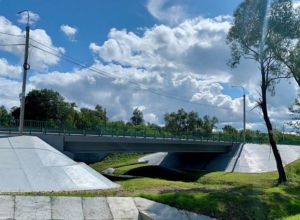 Мост через реку Волоть в Ленинском районе обновили впервые за 60 лет