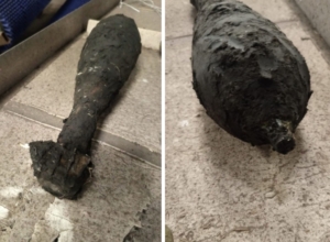 Под Тулой нашли немецкий минометный снаряд времен Великой Отечественной войны