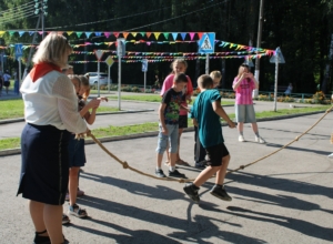 Плавские школьники вспоминали детские развлечения прошлых лет