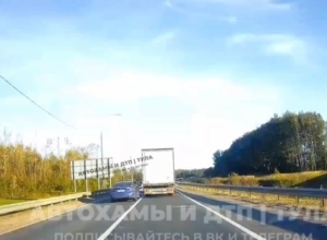 «Повезло обоим»: автохам на BMW едва не устроил аварию под Тулой