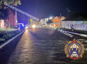 Под Тулой мотоциклист сбил женщину