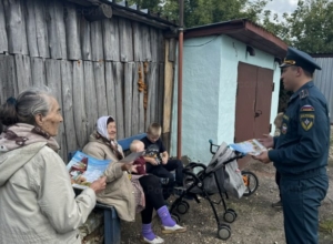 Жителям Кимовского района напомнили правила поведения при пожаре