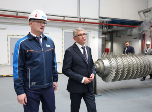 Миляев посетил открытие литейного комплекса Газпрома в ОЭЗ «Узловая»