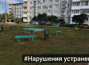 В Новомосковске по требованию прокуратуры отремонтировали детскую площадку на улице Гвардейской