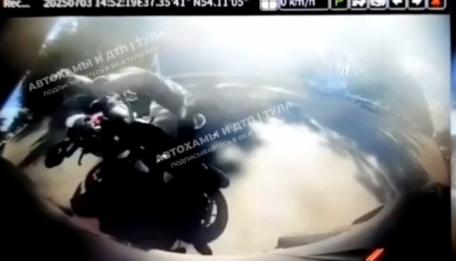 Ð¢ÑÐ»ÑÐº Ð¿Ð¾ÑÑÑÐ°Ð´Ð°Ð» Ð² ÐÐ¢Ð Ñ Ð¼Ð¾ÑÐ¾ÑÐ¸ÐºÐ»Ð¾Ð¼ Ð½Ð° ÐÐµÑÐ²Ð¾Ð¼Ð°Ð¹ÑÐºÐ¾Ð¹. ÐÐ¿ÑÐ±Ð»Ð¸ÐºÐ¾Ð²Ð°Ð½Ð¾ Ð²Ð¸Ð´ÐµÐ¾