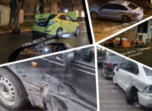 В Туле нашли виновника массовой аварии: машины протаранил водитель Audi