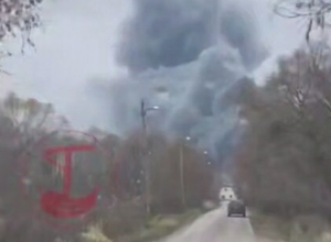 В Тульской области в заброшенном здании загорелся утеплитель