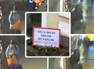 «Обидно до слез!»: в Туле женщина за два вечера уничтожила клумбу у магазина сувениров