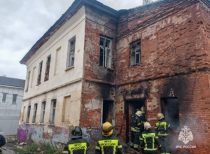 В Туле загорелась «заброшка культурного наследия»
