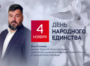 Илья Степанов обратился к жителям Тульской области в День народного единства