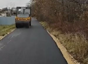 В Донском заканчивается ремонт улицы Луговой