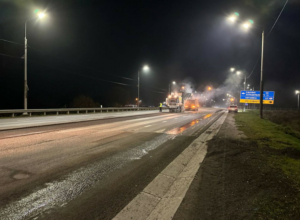 В Туле продолжается ремонт Калужского шоссе