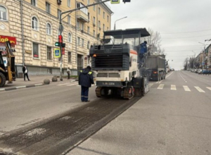 В Туле ремонтируют Октябрьскую улицу: завершить работу планируется до 10 ноября