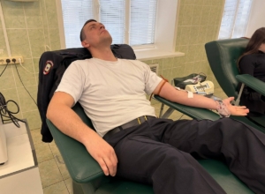 Тульские полицейские присоединились к масштабной донорской акции