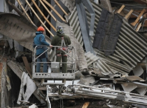 Что происходит на месте взрыва газа в Куркине. Фоторепортаж