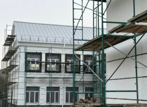 Капремонт Детской школы искусств на Одоевском шоссе продолжается