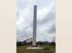 По программе «Наш район» в Дубенском районе установили новую водонапорную башню