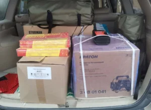 Жители Дубенского района вновь передали партию гумпомощи в зону СВО