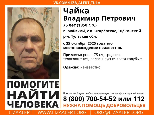 Ð Ð©ÐµÐºÐ¸Ð½ÑÐºÐ¾Ð¼ ÑÐ°Ð¹Ð¾Ð½Ðµ ÑÐ°Ð·ÑÑÐºÐ¸Ð²Ð°ÑÑ 75-Ð»ÐµÑÐ½ÐµÐ³Ð¾ ÐÐ»Ð°Ð´Ð¸Ð¼Ð¸ÑÐ° Ð§Ð°Ð¹ÐºÑ