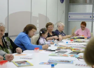 В штабе «Единой России» прошел арт-терапевтический мастер-класс «От Лютика к надежде»