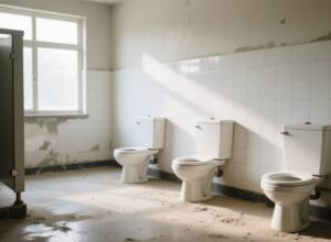 Туалет без кабинок, уборка за свой счет. Что не так с отремонтированной ясногорской школой?