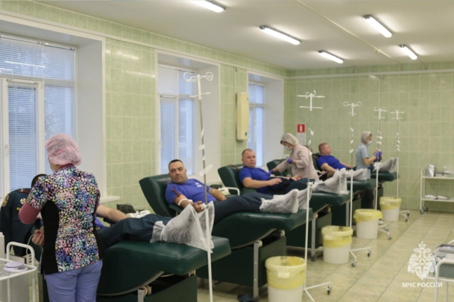 Ð¢ÑÐ»ÑÑÐºÐ¸Ðµ ÑÐ¾ÑÑÑÐ´Ð½Ð¸ÐºÐ¸ ÐÐ§Ð¡ ÑÐ´Ð°Ð»Ð¸ Ð±Ð¾Ð»ÐµÐµ 7 Ð»Ð¸ÑÑÐ¾Ð² ÐºÑÐ¾Ð²Ð¸ Ð² ÑÐ°Ð¼ÐºÐ°Ñ Ð°ÐºÑÐ¸Ð¸ Ðº 35-Ð»ÐµÑÐ¸Ñ Ð²ÐµÐ´Ð¾Ð¼ÑÑÐ²Ð°