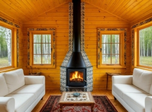 В Тульской области бронь русского домика в новогодние праздники стоит 300 тысяч рублей