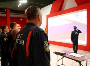 В Туле 20 новобранцев приняли присягу и стали пожарными