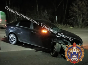 В Кимовском районе столкнулись «Лада» и Kia